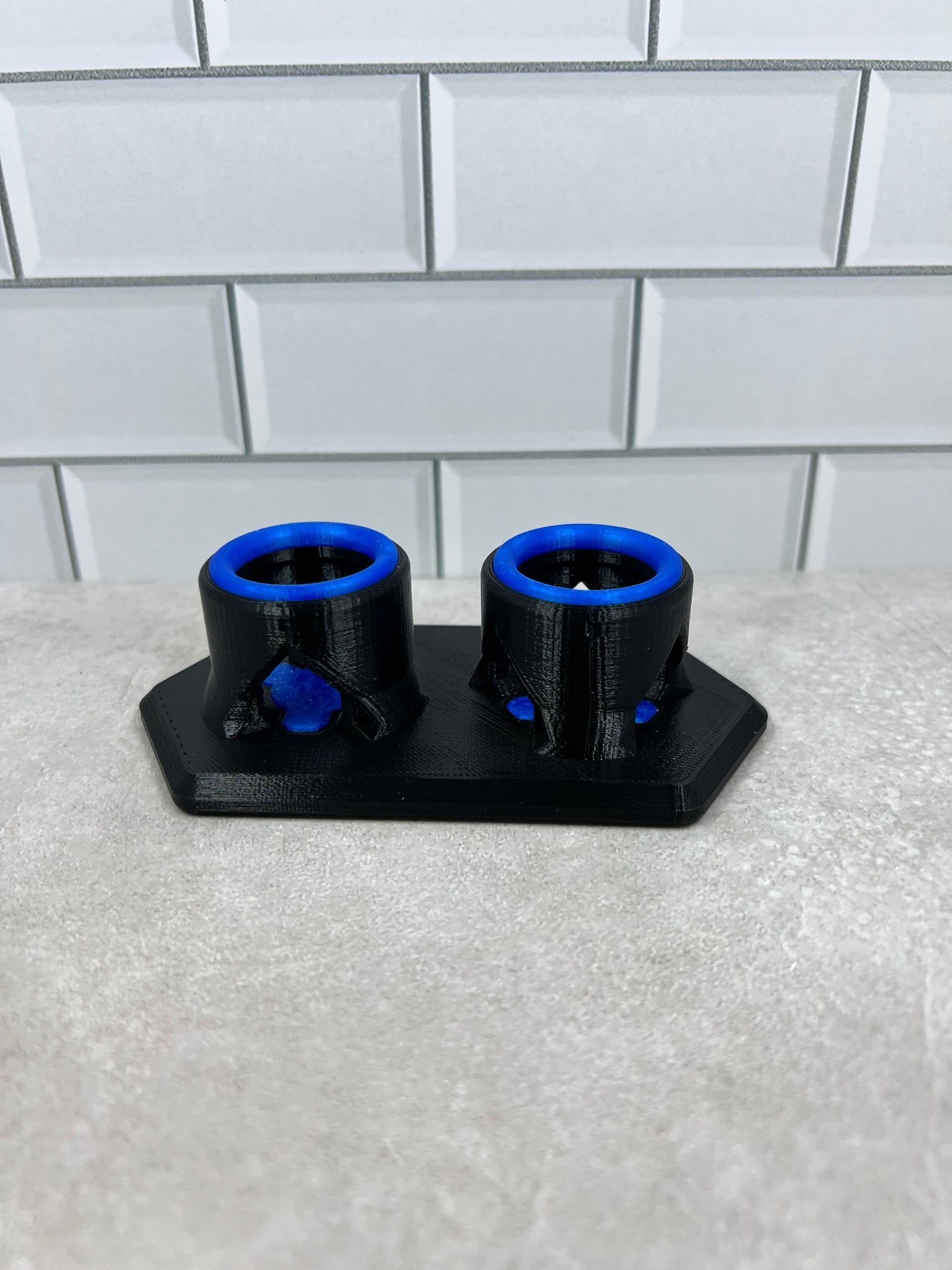 Double Silicone Carb Cap Stand