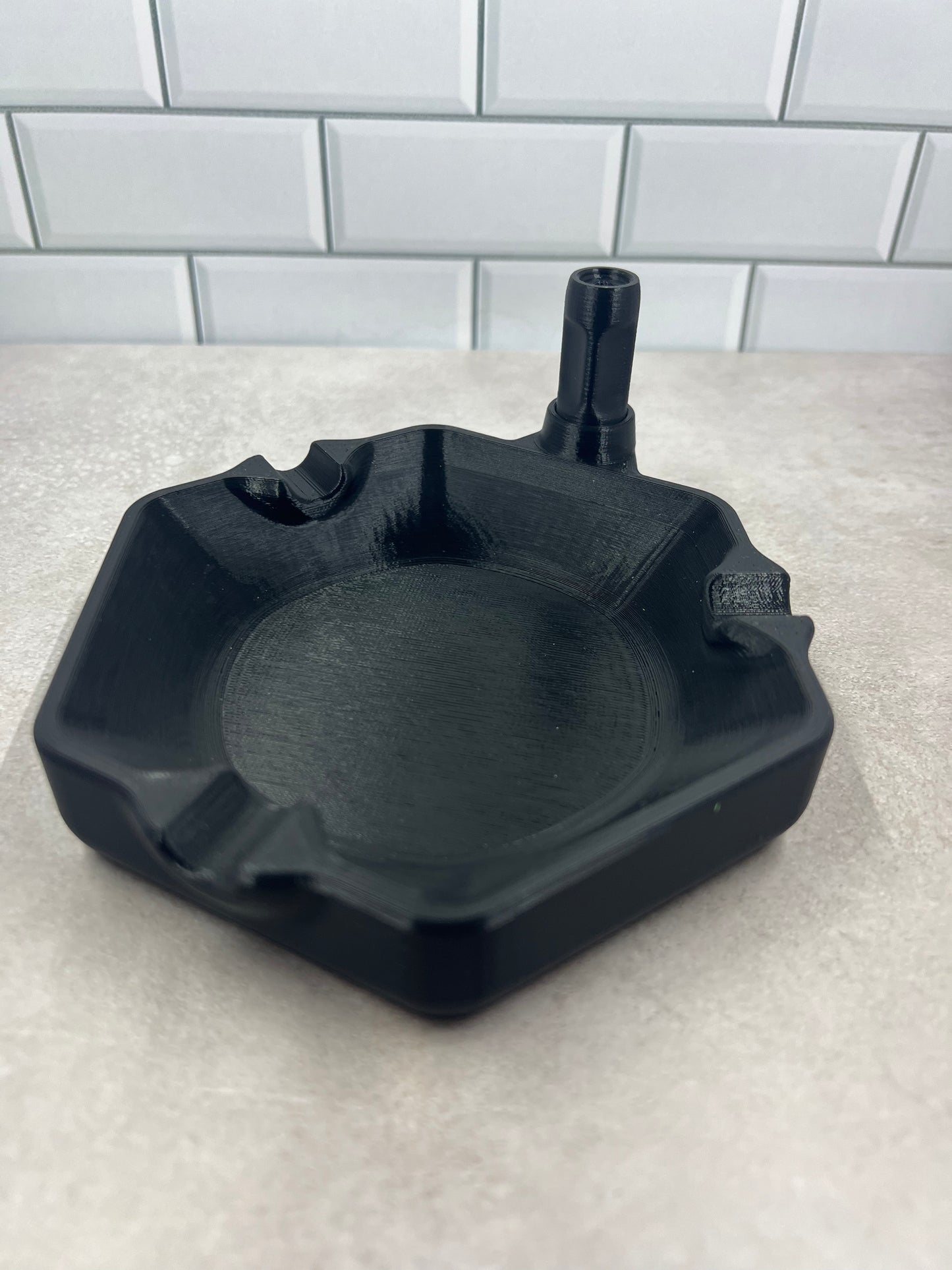 Ashtray With Removeable Poker Tool