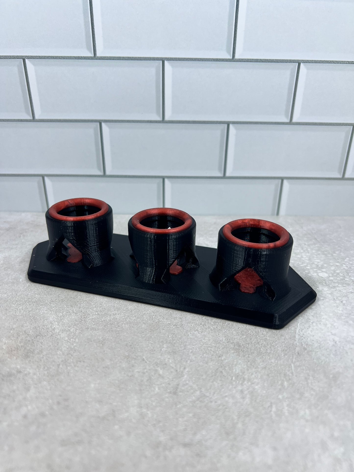 Triple Silicone Carb Cap Stand